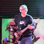 Rad Dance Band on the outdoor stage at Chicken N Pickle in San Antonio on Friday, Nov. 3, 2023. – photo by Joe Alexander