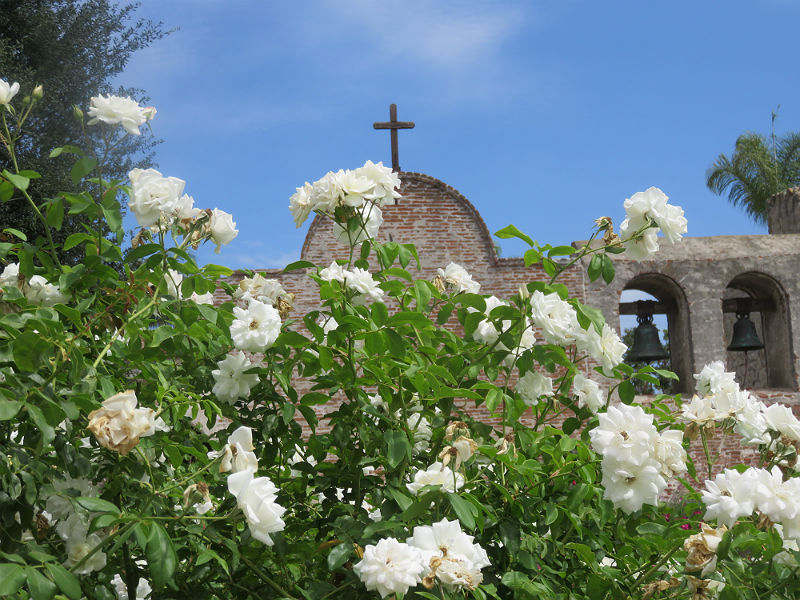 Mission San Juan Capistrano was founded in 1776 by Spanish Catholic missionaries and is in present day Orange County in Southern California between Los Angeles and San Diego. – photo by Joe Alexander