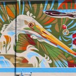Mural in downtown San Marcos, Texas.