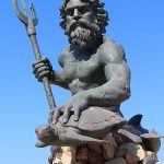 King Neptune statue guards the coast at the Virginia Beach boardwalk. - photo by Joe Alexander