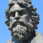 King Neptune statue guards the coast at the Virginia Beach boardwalk. - photo by Joe Alexander