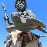 King Neptune statue guards the coast at the Virginia Beach boardwalk. - photo by Joe Alexander