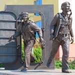 Naval aviation tribute at the Virginia Beach boardwalk. - photo by Joe Alexander