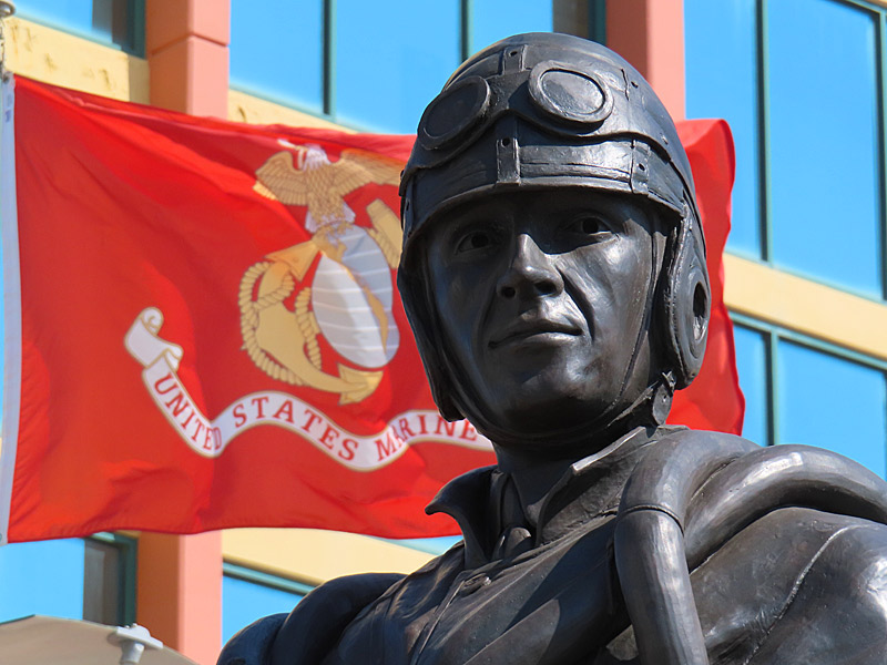 Naval aviation tribute at the Virginia Beach boardwalk. - photo by Joe Alexander