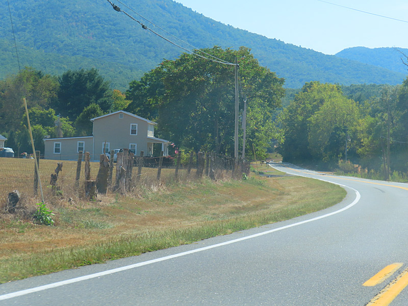 Highway 340 north of Waynesboro, Virginia. - photo by Joe Alexander