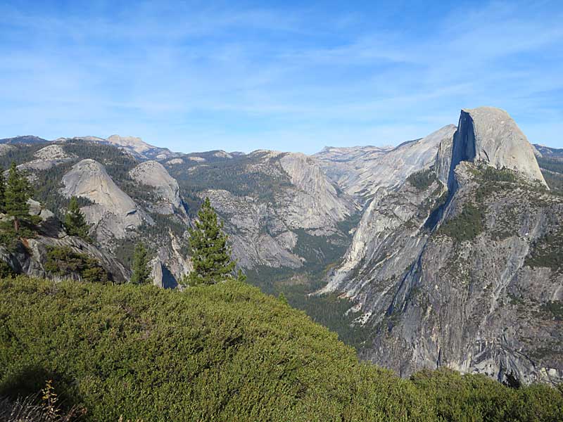 Glacier Point in Yosemite National Park offers one of the most popular viewpoints of the valley including Half Dome. - photo by Joe Alexander