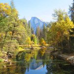 Half Dome in Yosemite National Park on a sunny day in late October. - photo by Joe Alexander