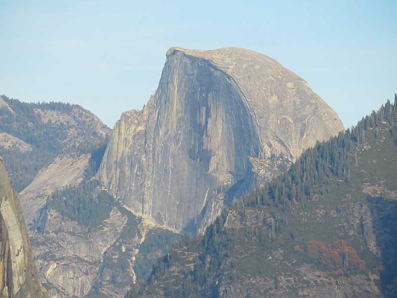 The valley in Yosemite National Park and Half Dome in late afternoon. - photo by Joe Alexander