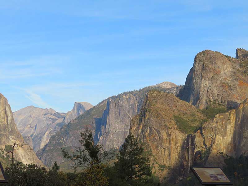 The valley in Yosemite National Park and Half Dome in late afternoon. - photo by Joe Alexander