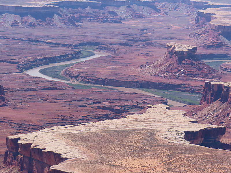 View from the Green River Overlook at Island in the Sky mesa in Canyonlands National Park. - photo by Joe Alexander