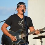 The Chris Cuevas Project played as the setting sun lit up Commons Park at the Rim on San Antonio’s north side on Wednesday, Aug. 2, 2023. – photo by Joe Alexander