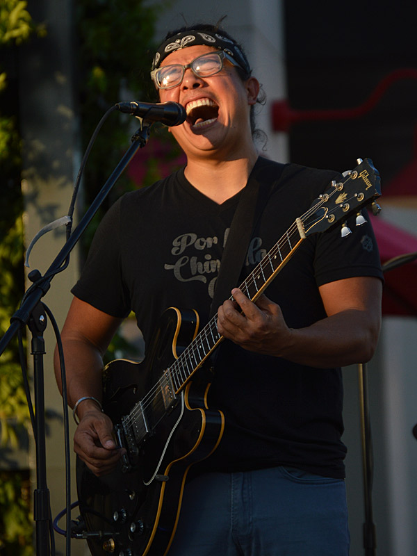 The Chris Cuevas Project with some sunset blues. - photo by Joe Alexander