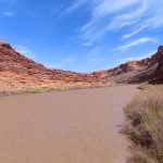 Colorado River at Lions Park near Moab, Utah in late afternoon in April. - photo by Joe Alexander