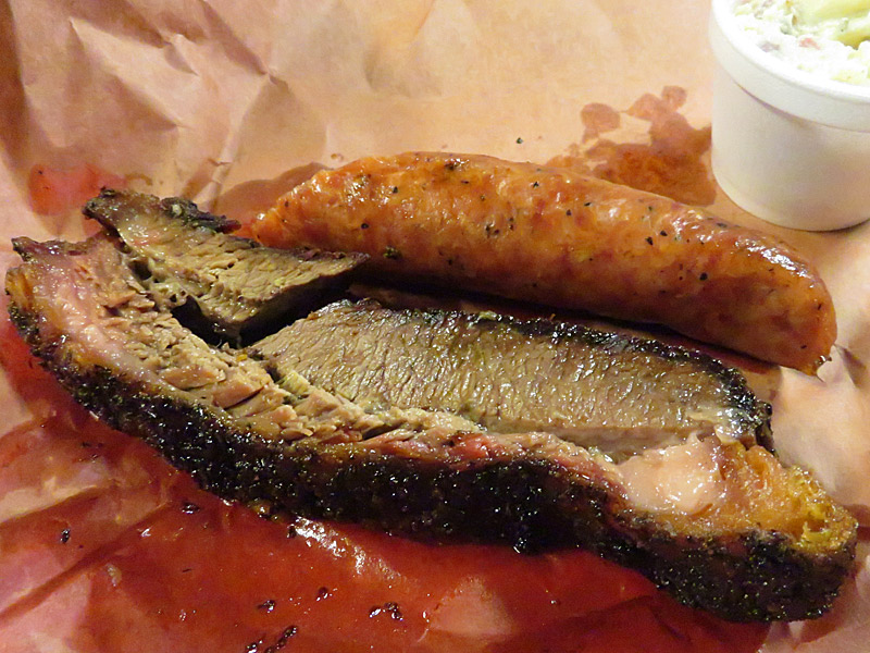 Lunch is served at Cooper’s Old Time Pit Bar-B-Que in Fort Worth, Texas. - photo by Joe Alexander