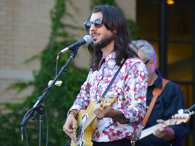 D.T. Buffkin played with Mitch Webb and the Swindles at Canciones at The Pearl in San Antonio on Friday, July 26, 2019. - photo by Joe Alexander