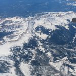 Flying over the Rocky Mountains on the way from Denver to Salt Lake City. - photo by Joe Alexander