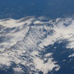 Flying over the Rocky Mountains on the way from Denver to Salt Lake City. - photo by Joe Alexander