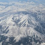 Flying over the Rocky Mountains on the way from Denver to Salt Lake City. - photo by Joe Alexander