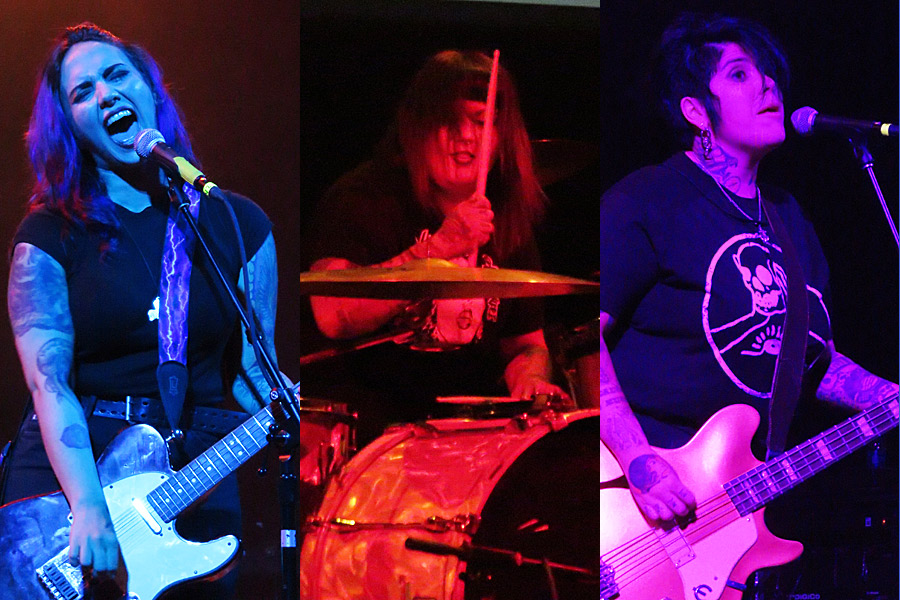 Girl In A Coma playing in San Antonio, Texas, in July, 2016. - photos by Joe Alexander