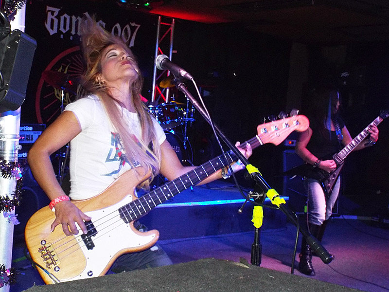 Heather Leather at the Ladies of Mayhem Rock Show at Bond’s 007 Rock Bar on Friday, Jan. 24, 2014. – photo by Joe Alexander