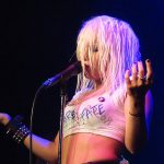 Isis Queen and Barb Wire Dolls in concert at Whisky A Go Go in West Hollywood, California, on Aug. 24, 2015. - photo by Joe Alexander
