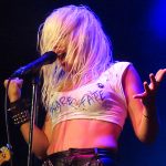 Isis Queen and Barb Wire Dolls in concert at Whisky A Go Go in West Hollywood, California, on Aug. 24, 2015. - photo by Joe Alexander