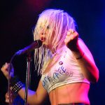 Isis Queen and Barb Wire Dolls in concert at Whisky A Go Go in West Hollywood, California, on Aug. 24, 2015. - photo by Joe Alexander