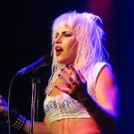 Isis Queen and Barb Wire Dolls in concert at Whisky A Go Go in West Hollywood, California, on Aug. 24, 2015. - photo by Joe Alexander