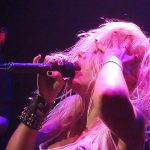 Isis Queen and Barb Wire Dolls in concert at Whisky A Go Go in West Hollywood, California, on Aug. 24, 2015. - photo by Joe Alexander
