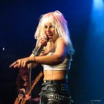 Isis Queen and Barb Wire Dolls in concert at Whisky A Go Go in West Hollywood, California, on Aug. 24, 2015. - photo by Joe Alexander