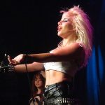 Isis Queen and Barb Wire Dolls in concert at Whisky A Go Go in West Hollywood, California, on Aug. 24, 2015. - photo by Joe Alexander