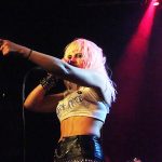 Isis Queen and Barb Wire Dolls in concert at Whisky A Go Go in West Hollywood, California, on Aug. 24, 2015. - photo by Joe Alexander