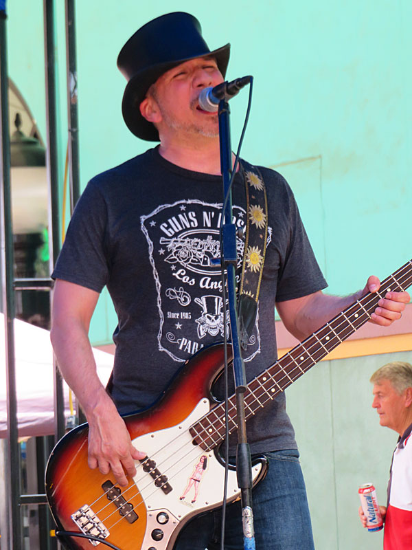 San Antonio rock band Love Smack played at Historic Market Square on May 27, 2019. - photo by Joe Alexander