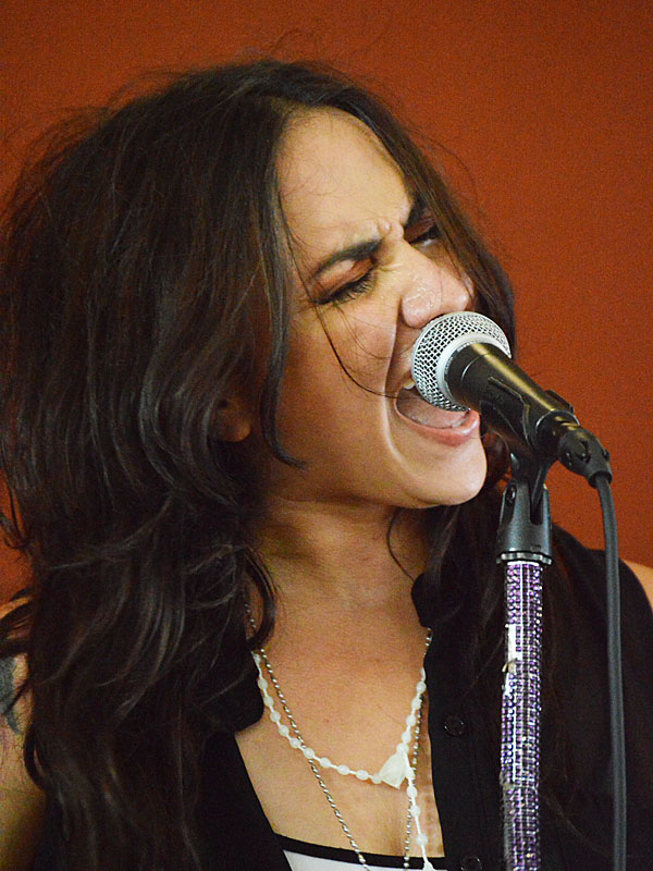 Nina Diaz and her band played at Mission County Park on Saturday, Sept. 8, 2018. - photo by Joe Alexander