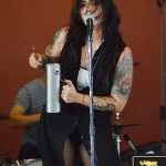 Nina Diaz and her band played at Mission County Park on Saturday, Sept. 8, 2018. - photo by Joe Alexander