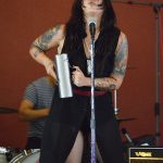 Nina Diaz and her band played at Mission County Park on Saturday, Sept. 8, 2018. - photo by Joe Alexander