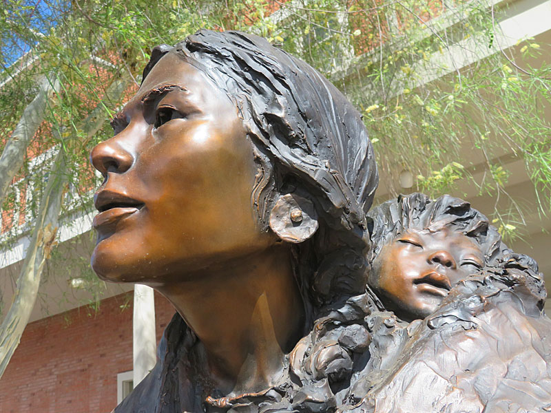Public art in Old Town Scottsdale, Arizona.