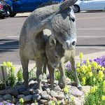 Public art in Old Town Scottsdale, Arizona.