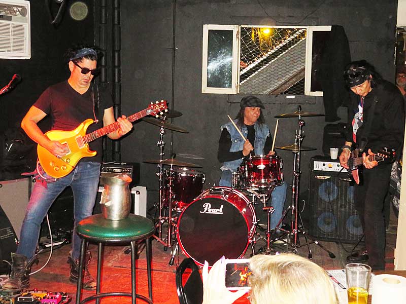 Ruben V and his brothers in Will To Live at Sanchos Cantina & Cocina on Jan. 3, 2020. - photo by Joe Alexander