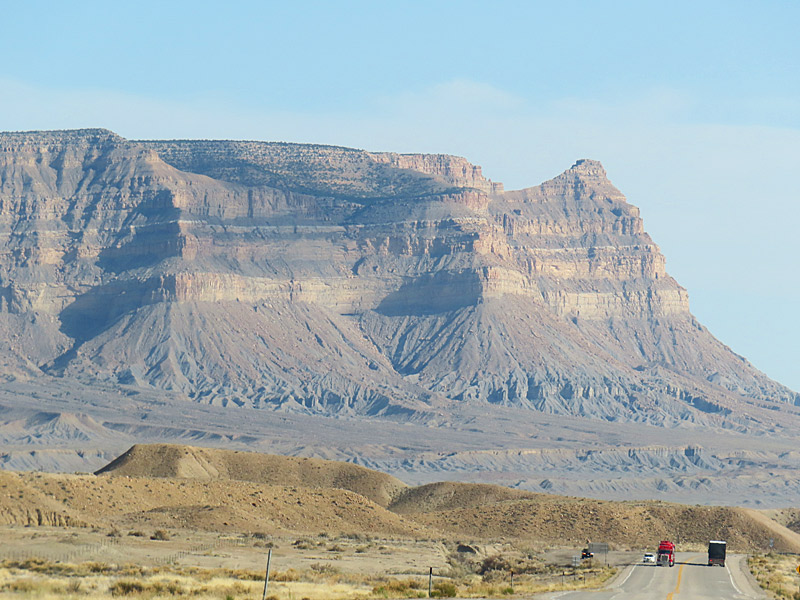 Almost there. Driving from Salt Lake City to Moab in southern Utah. - photo by Joe Alexander