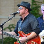 Will Owen Gage played with Mitch Webb and The Swindles at Canciones at The Pearl on Friday, July 27, 2019. – photo by Joe Alexander