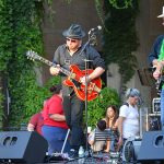 Will Owen Gage played with Mitch Webb and The Swindles at Canciones at The Pearl on Friday, July 27, 2019. – photo by Joe Alexander