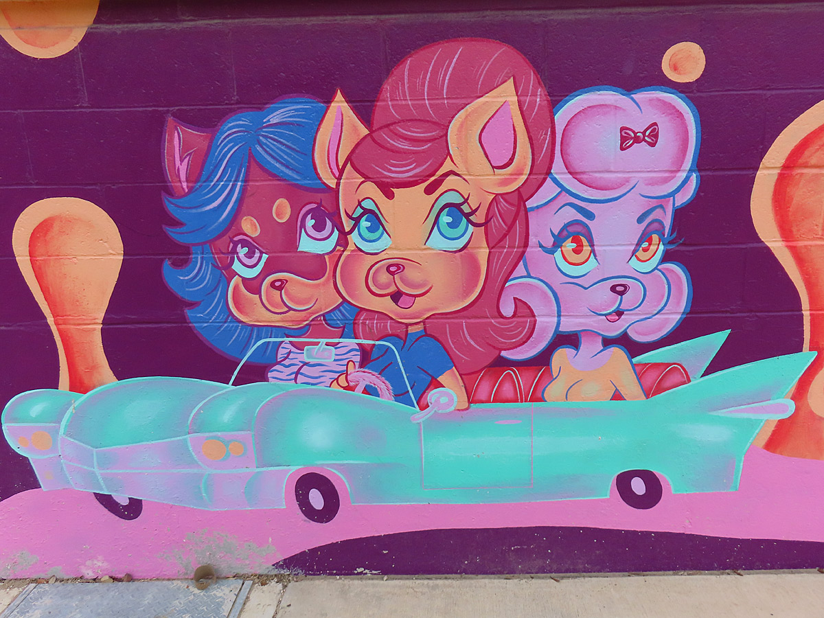Mural by Connie Chapa near downtown San Antonio.