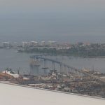 Landing at San Diego International Airport. - photo by Joe Alexander
