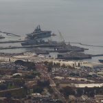Landing at San Diego International Airport. - photo by Joe Alexander