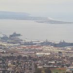 Landing at San Diego International Airport. - photo by Joe Alexander