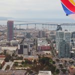 Landing at San Diego International Airport. - photo by Joe Alexander