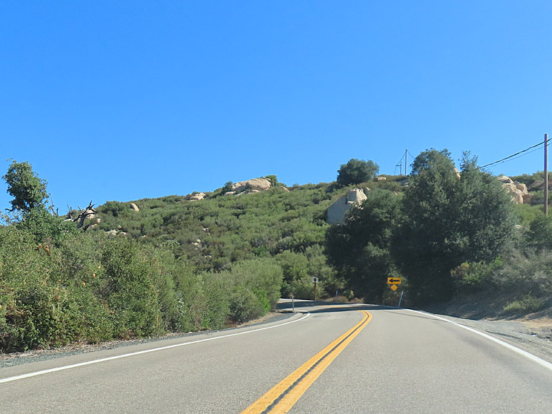 The view from California Highway 79, the road to Julian, northeast of San Diego. - photo by Joe Alexander