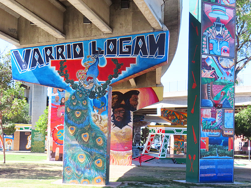 Welcome to San Diego, California's Barrio Logan - home of the murals of Chicano Park.
