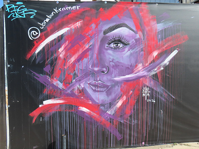 Mural at Artisan Distillery and Craft Bar in San Antonio.